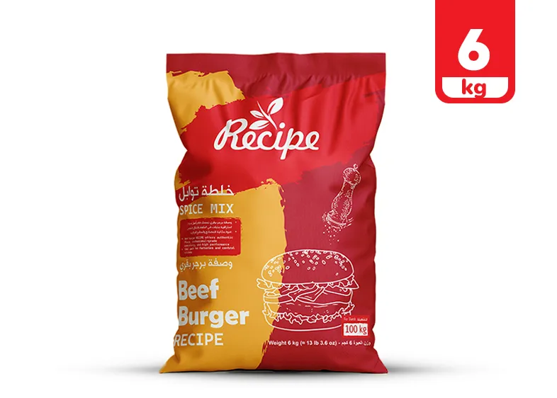 Spice Mix - Beef Burger Normal Colorant Recipe 6 KG